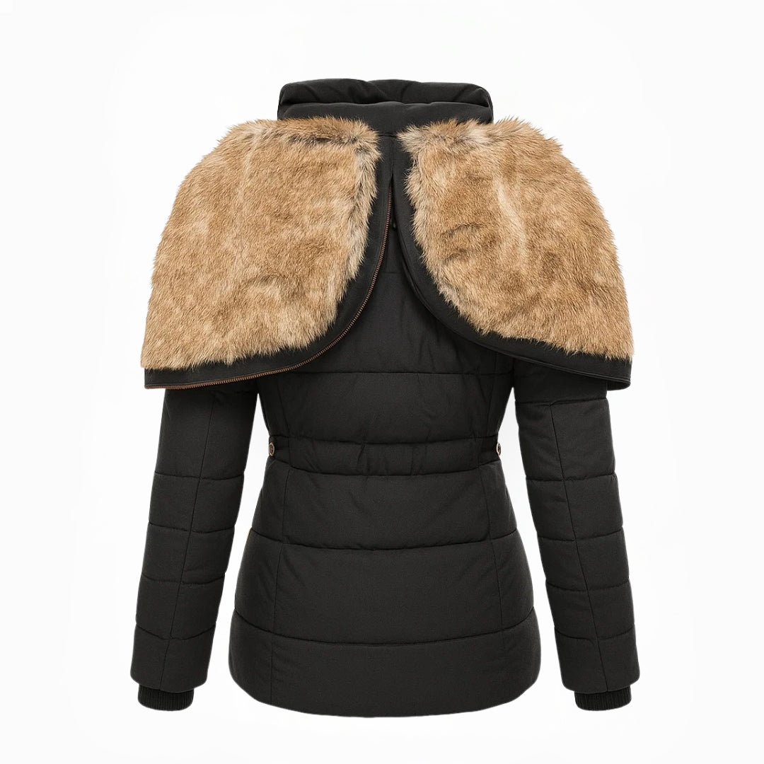 Valentina™ | Cappotto Invernale Foderato in Pelliccia
