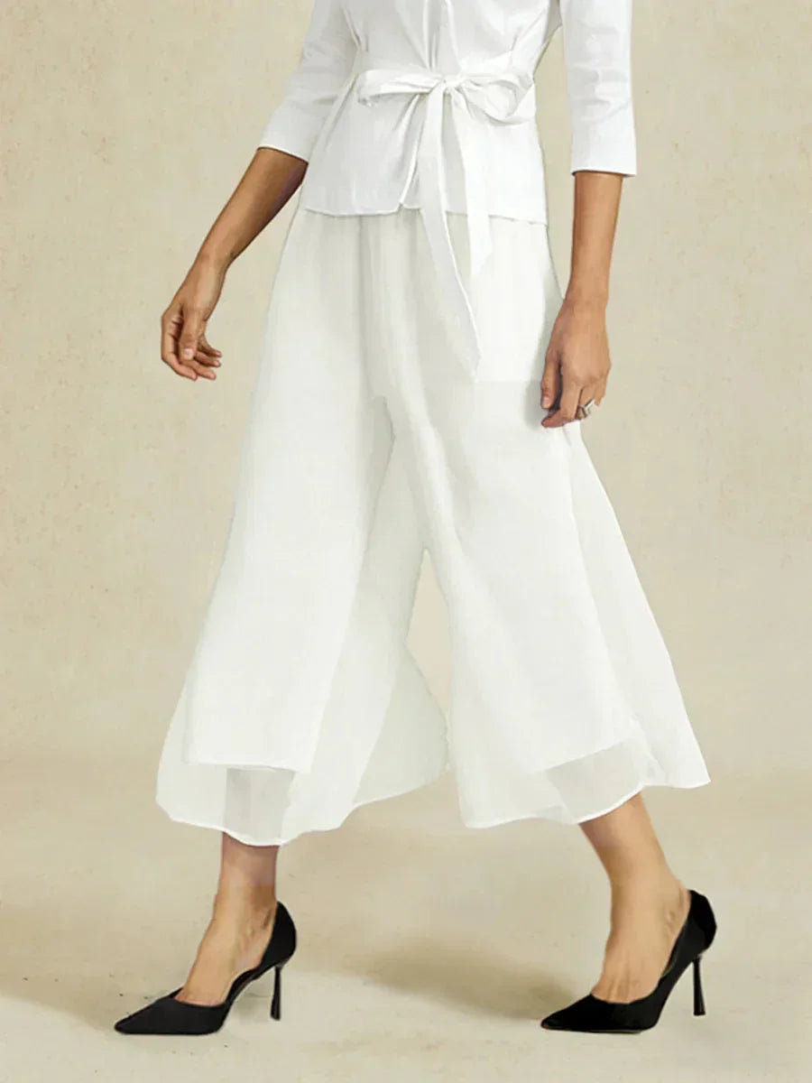 Francesca - Pantaloni palazzo morbidi ed eleganti