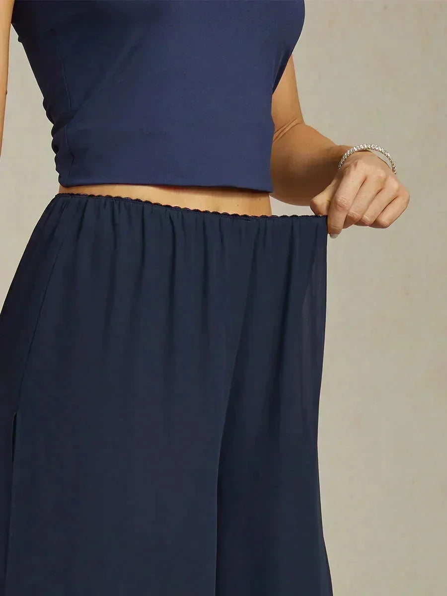 Francesca - Pantaloni palazzo morbidi ed eleganti