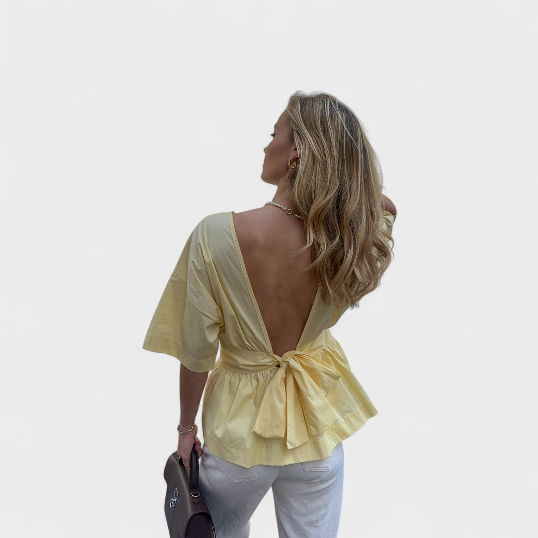 Bianca™-  Blusa Elegante con Schiena Scoperta
