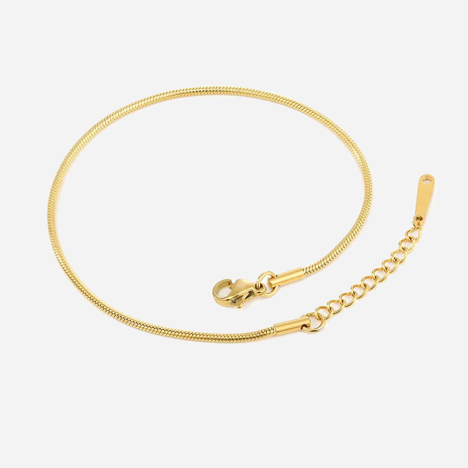 Alessia™- Braccialetto da caviglia Eleganza Dorata in oro 18 carati