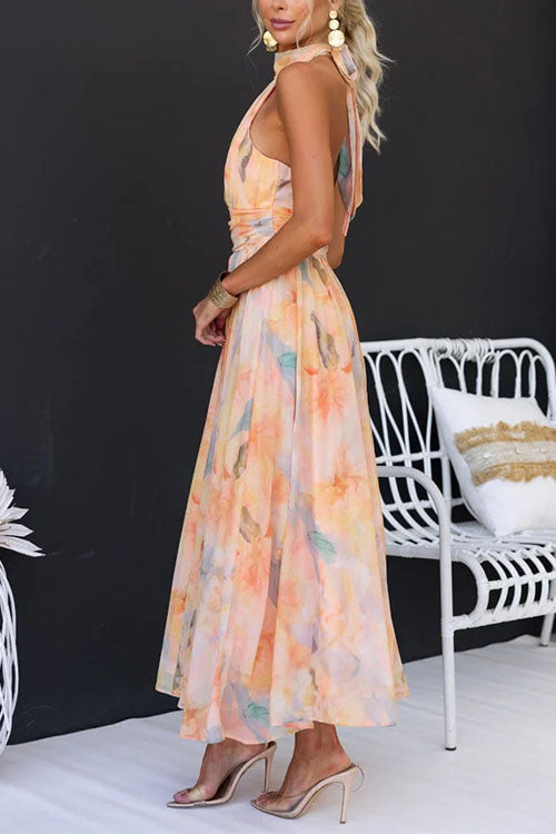 Federica - Abito Maxi Floreale