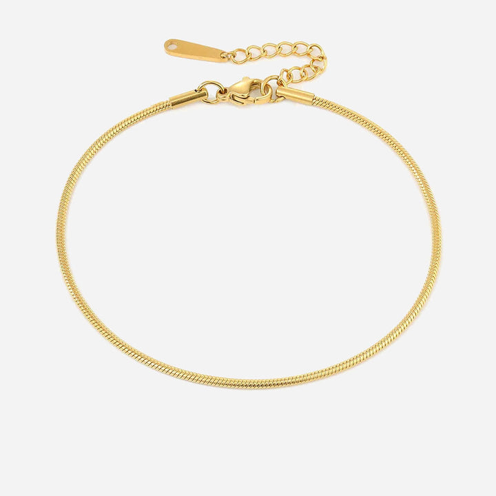 Alessia™- Braccialetto da caviglia Eleganza Dorata in oro 18 carati