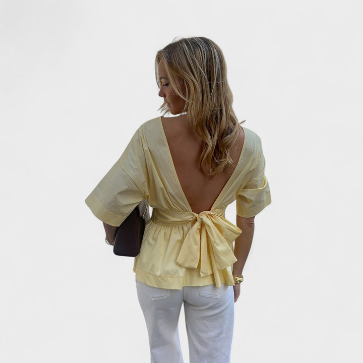 Bianca™-  Blusa Elegante con Schiena Scoperta