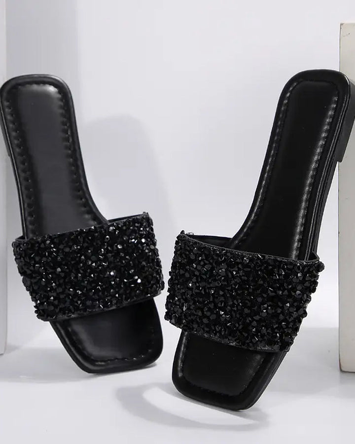 Sandali Casual Paillettes Piani