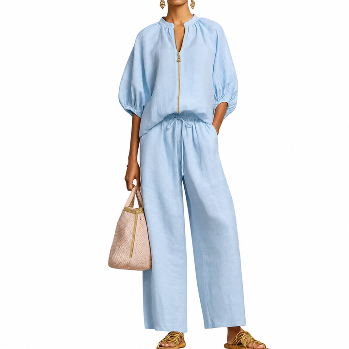 Stella - Set da donna 2 pezzi: Top e Pantaloni