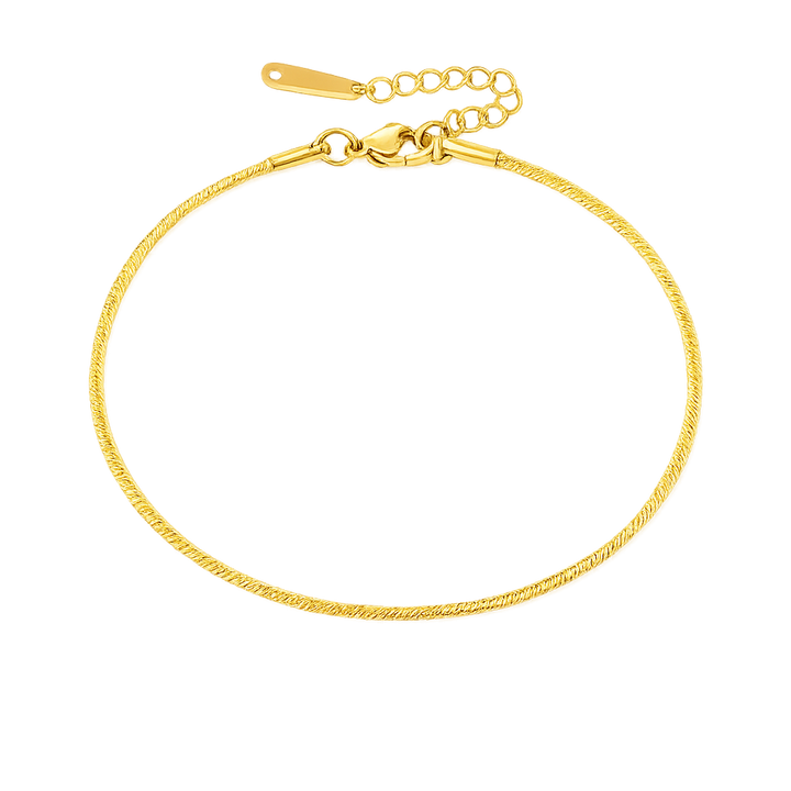 Alessia™- Braccialetto da caviglia Eleganza Dorata in oro 18 carati