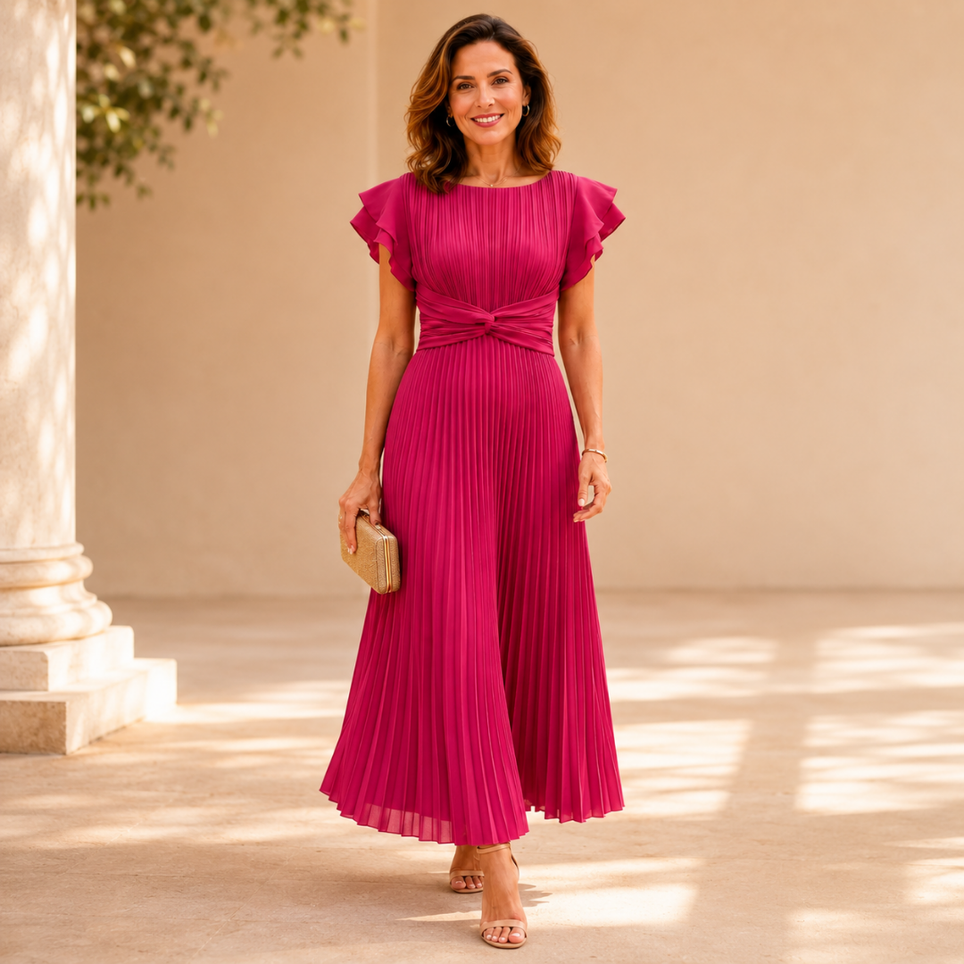 Lívia™ - Abito Plissé Eleganza Senza Tempo