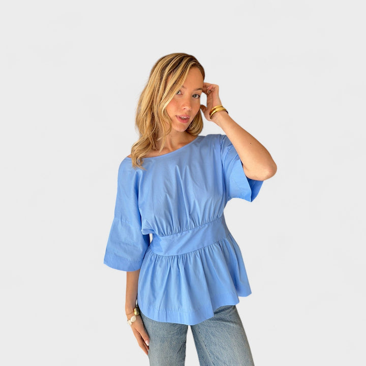 Bianca™-  Blusa Elegante con Schiena Scoperta