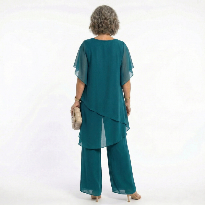 Pietra™ – Completo Elegante in Chiffon