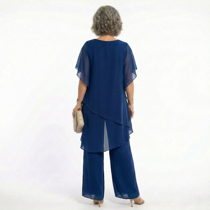 Pietra™ – Completo Elegante in Chiffon