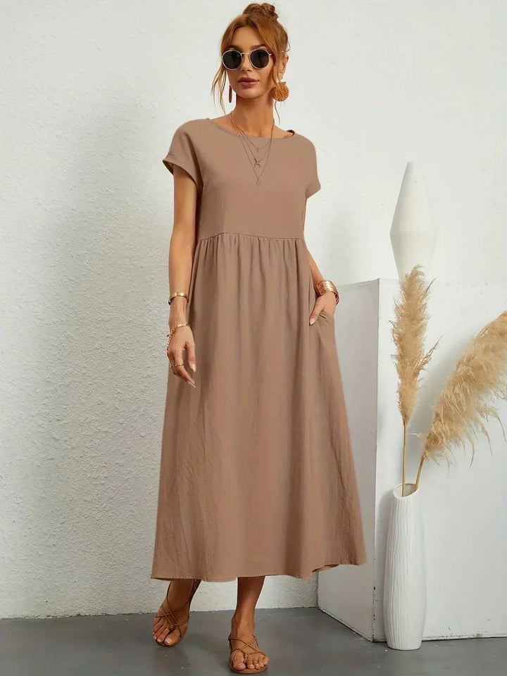 Gabrielle™ — Abito midi fluido eleganza senza tempo