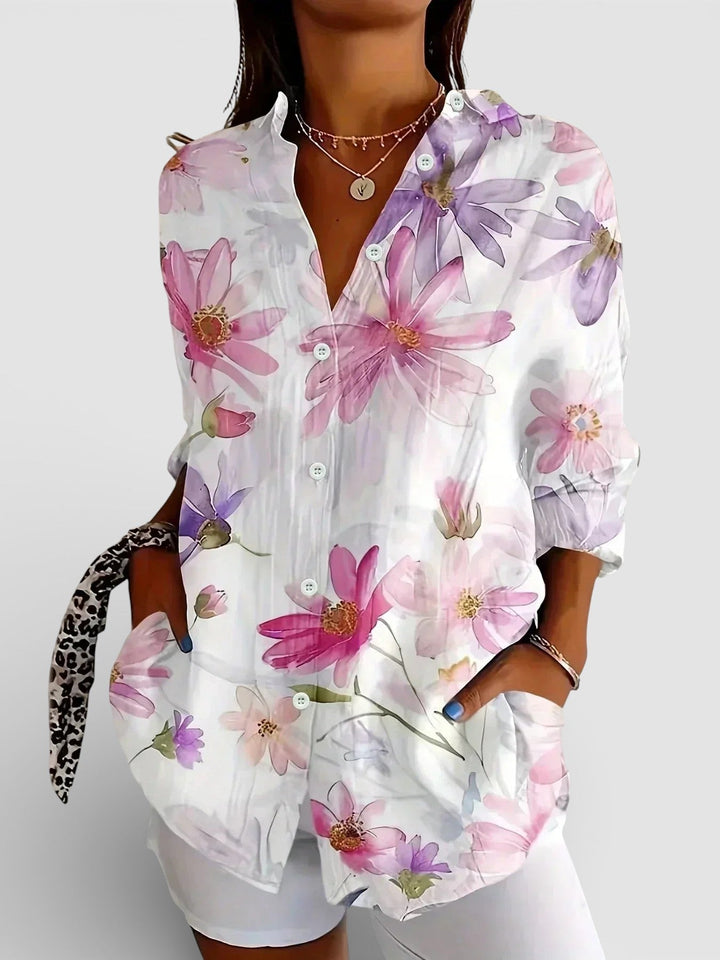 Nina™ | Blusa con stampa colorata