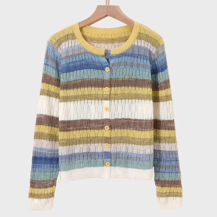 Cardigan Rigato Retrò Elodie