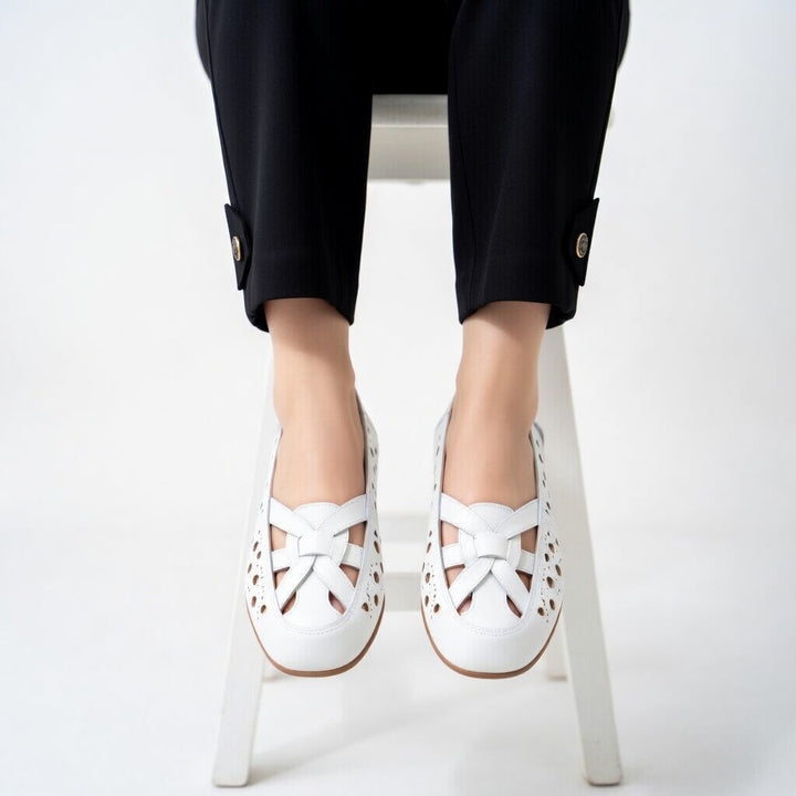 Élodiane™ — Ballerine eleganti perforate confortevoli ergonomiche