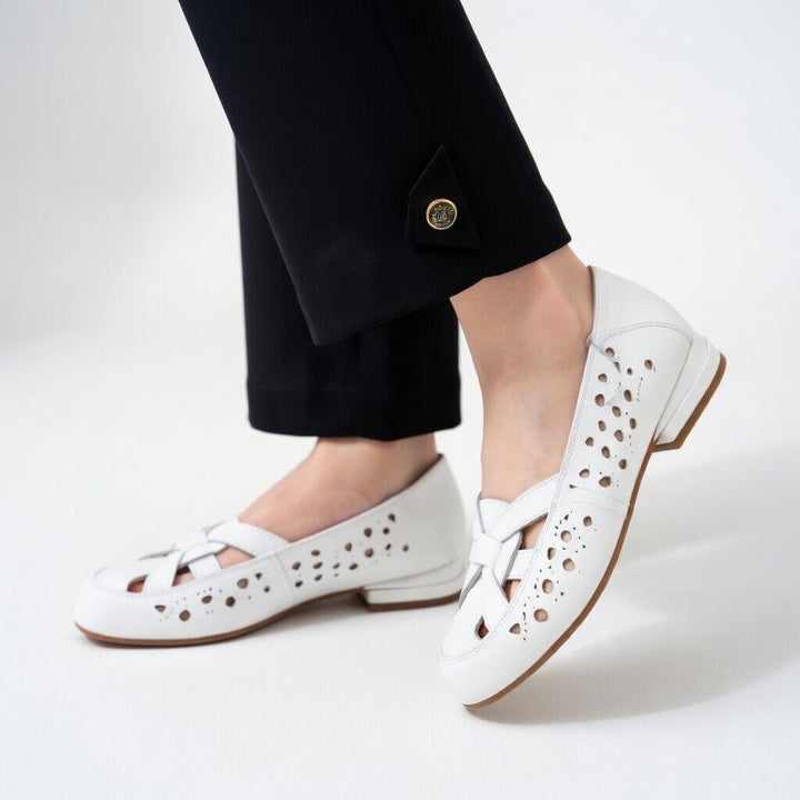 Élodiane™ — Ballerine eleganti perforate confortevoli ergonomiche