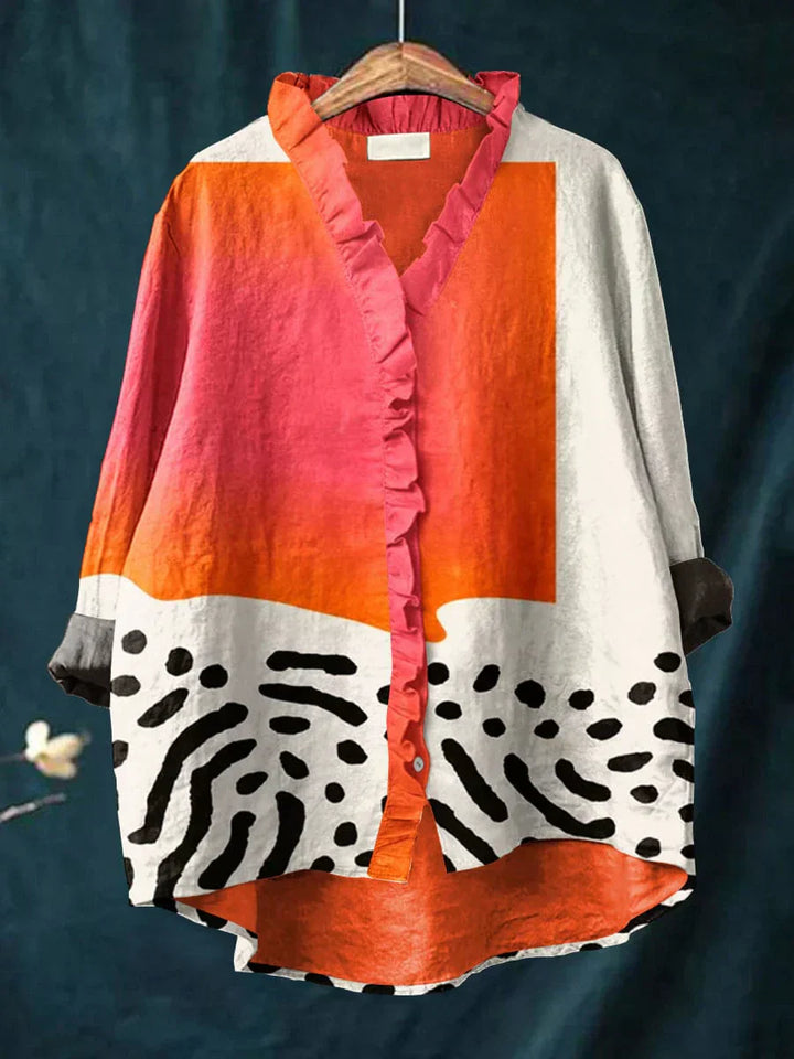 Melinda - Blusa Elegante in Lino Leggero