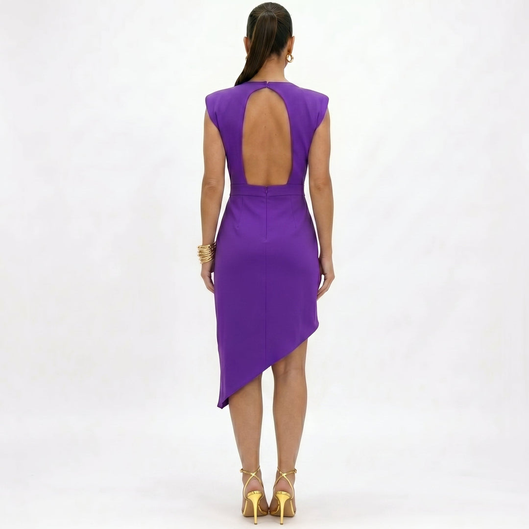 Bianca™ – Abito Elegante Asimmetrico