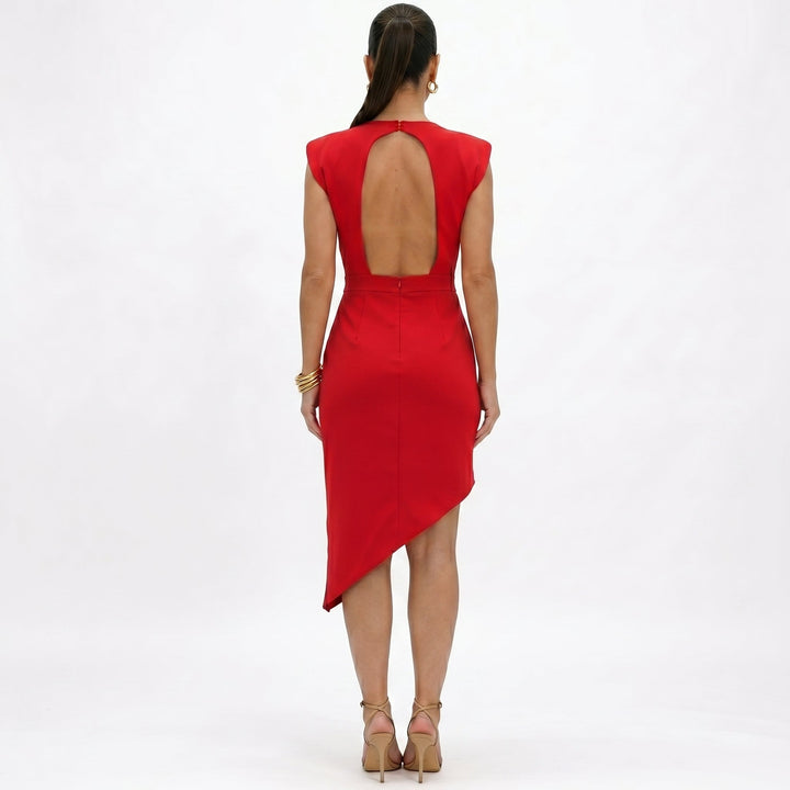 Bianca™ – Abito Elegante Asimmetrico
