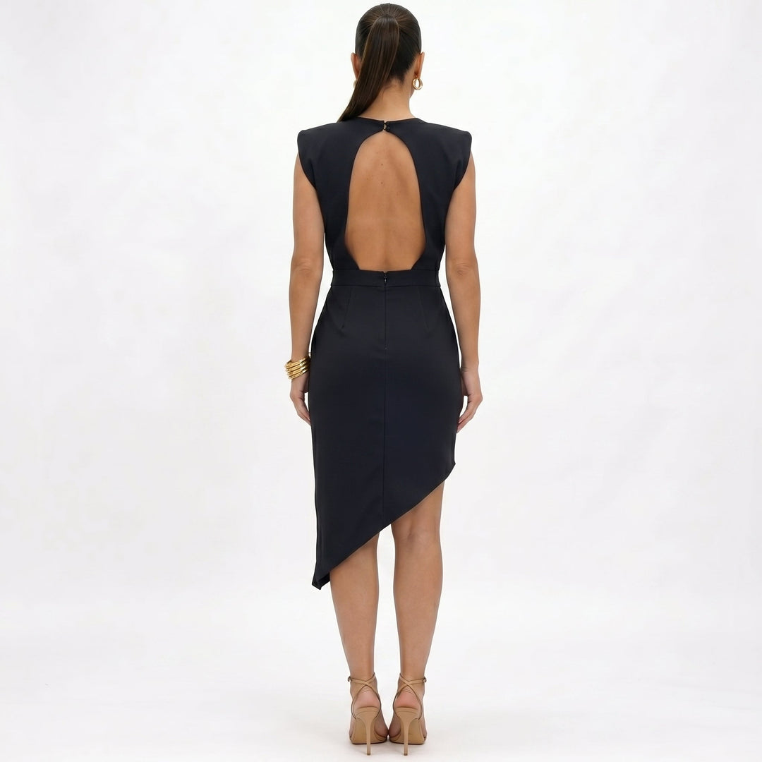 Bianca™ – Abito Elegante Asimmetrico