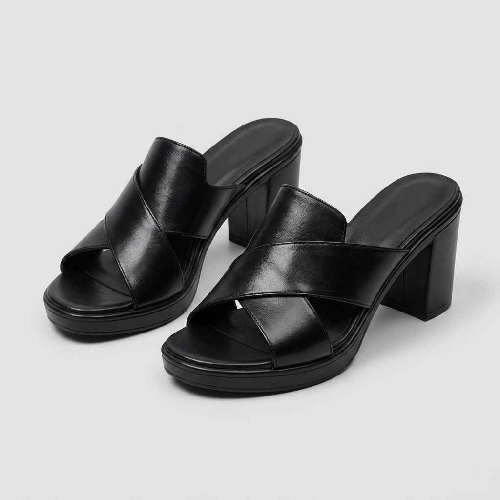 Daniela™- Mule Elegante con Tacco Largo