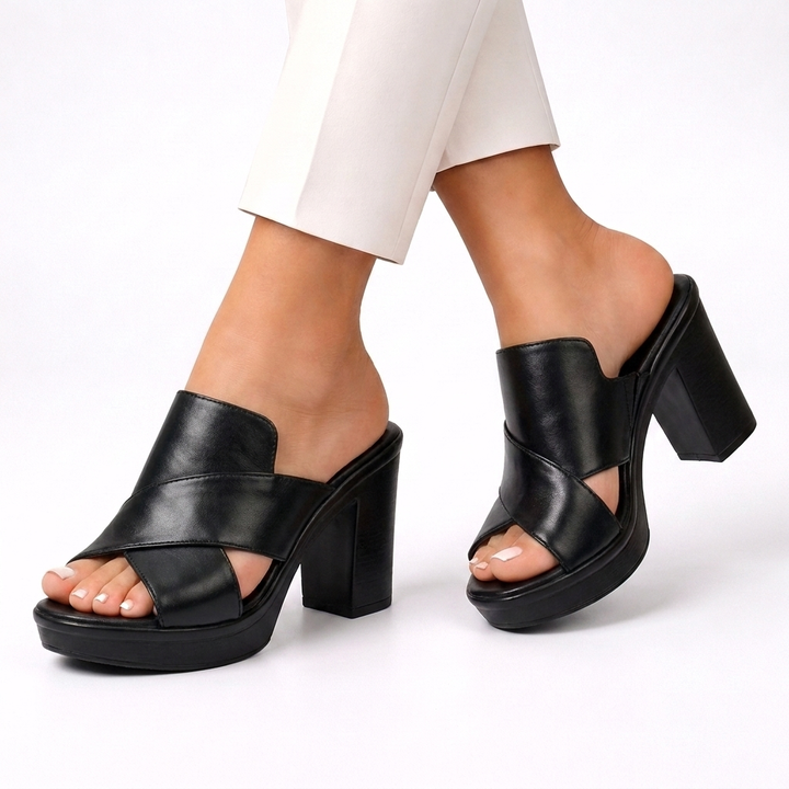 Daniela™- Mule Elegante con Tacco Largo