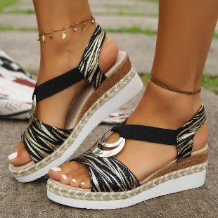 Ilaria - Sandali Confortevoli Ergonomici con Tacco Composito