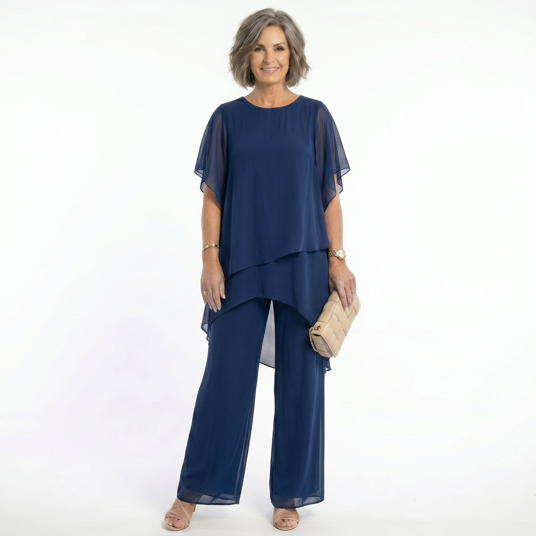 Pietra™ – Completo Elegante in Chiffon