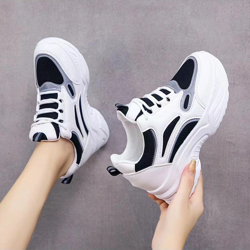 Scarpe da donna casual traspiranti con suola spessa