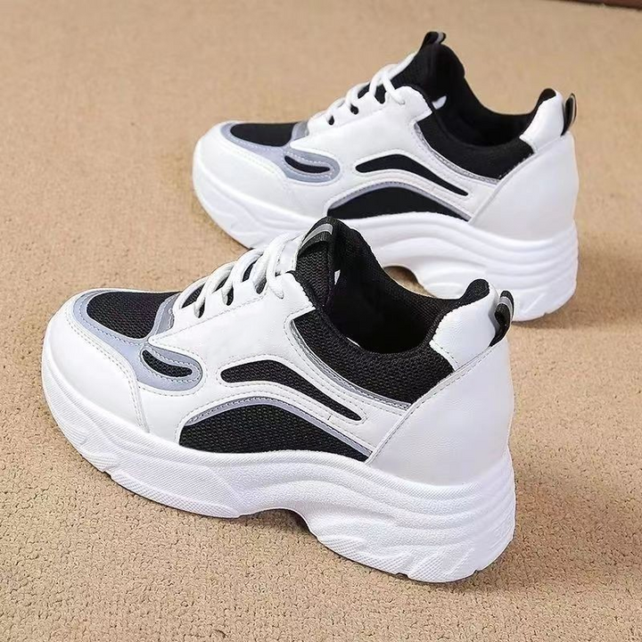 Scarpe da donna casual traspiranti con suola spessa