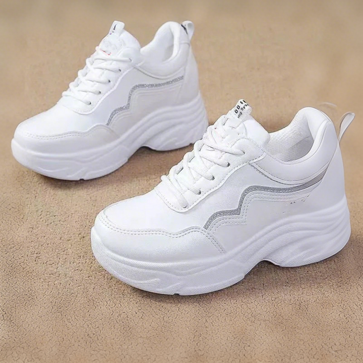 Scarpe da donna casual traspiranti con suola spessa