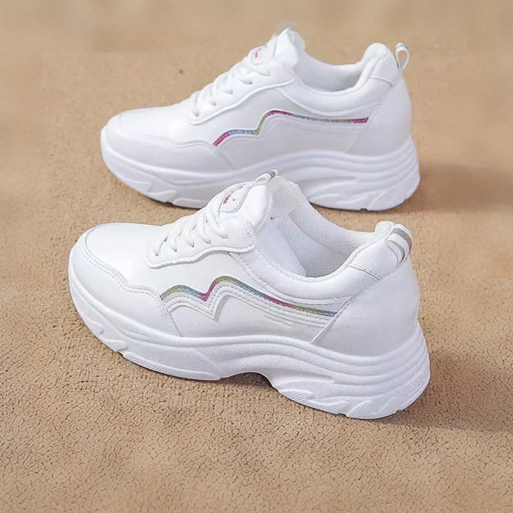 Scarpe da donna casual traspiranti con suola spessa