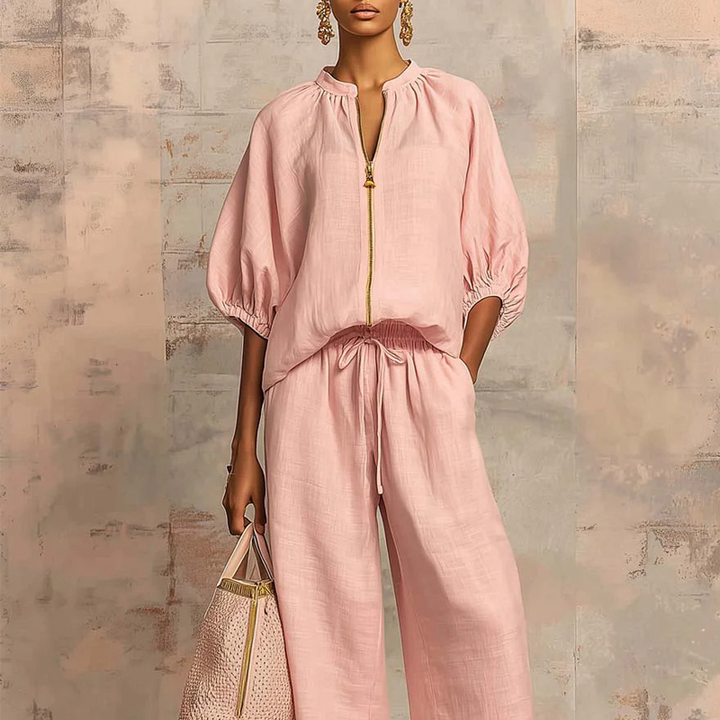 Stella - Set da donna 2 pezzi: Top e Pantaloni