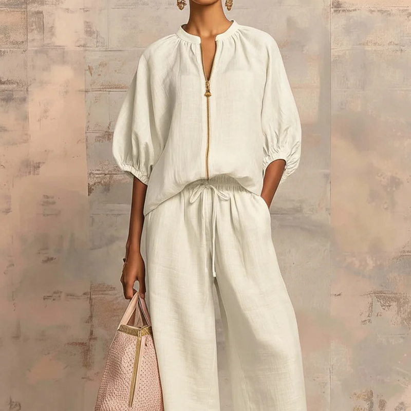 Stella - Set da donna 2 pezzi: Top e Pantaloni