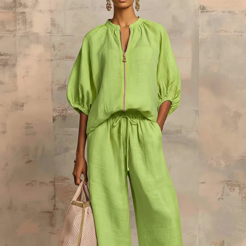 Stella - Set da donna 2 pezzi: Top e Pantaloni