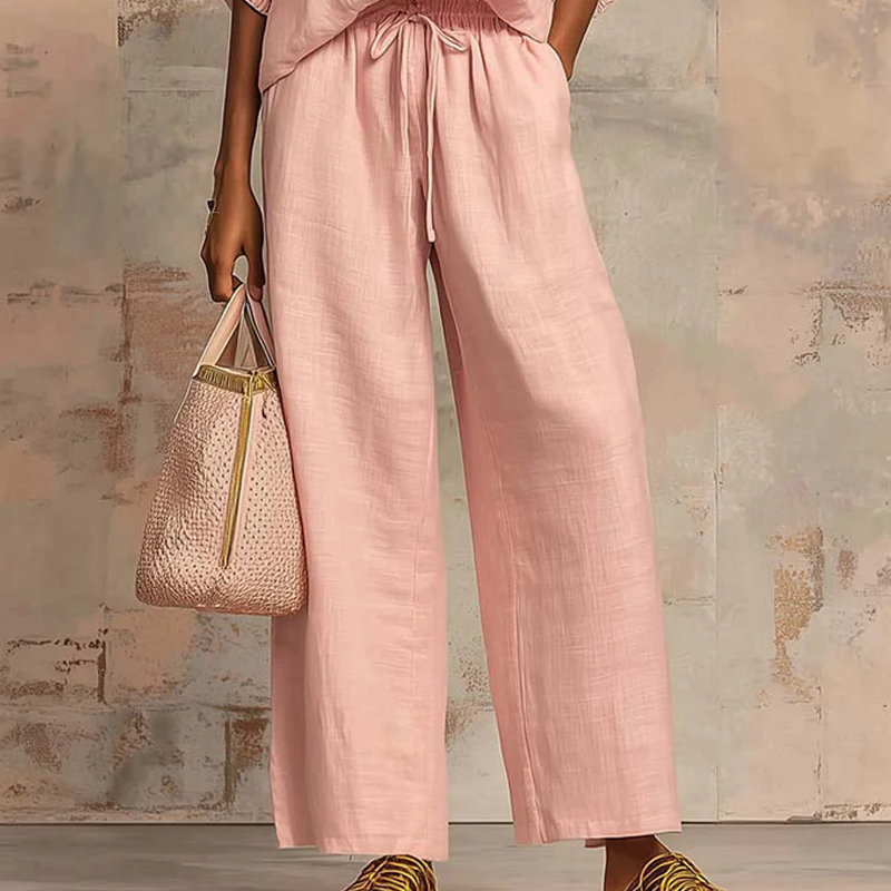 Stella - Set da donna 2 pezzi: Top e Pantaloni