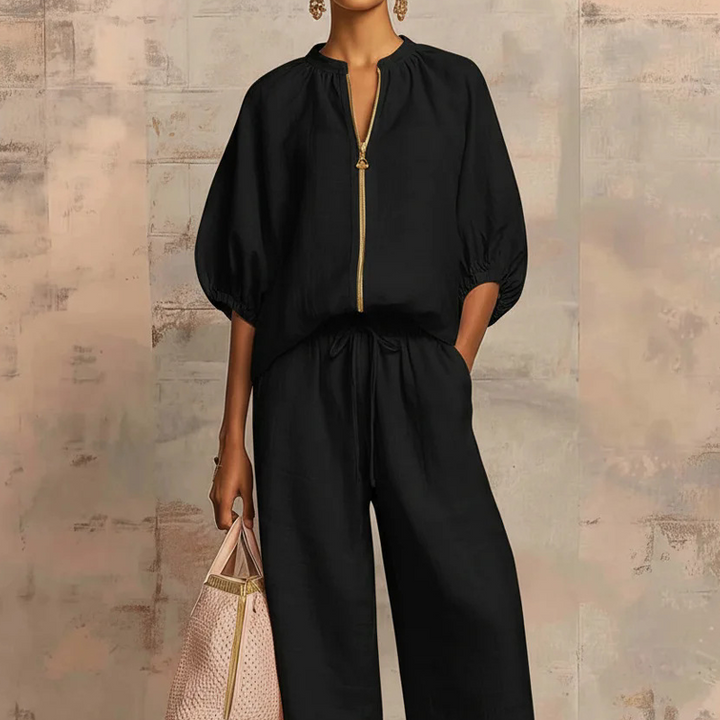 Stella - Set da donna 2 pezzi: Top e Pantaloni
