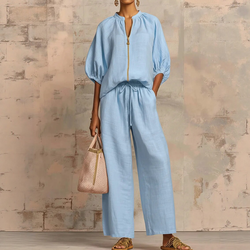 Stella - Set da donna 2 pezzi: Top e Pantaloni